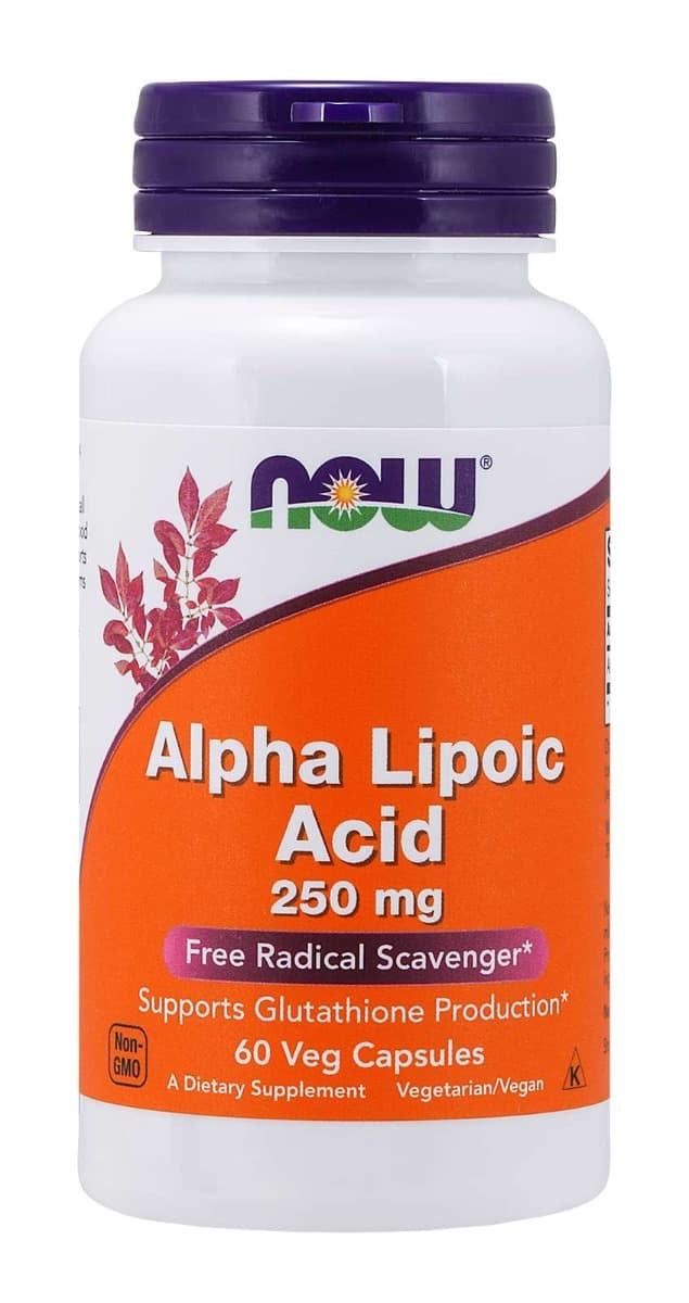 Алфа-липоева киселина 250 mg - NOW Foods