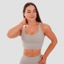 Спортно бюстие Cut-Out Grey - GymBeam