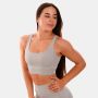 Спортно бюстие Cut-Out Grey - GymBeam