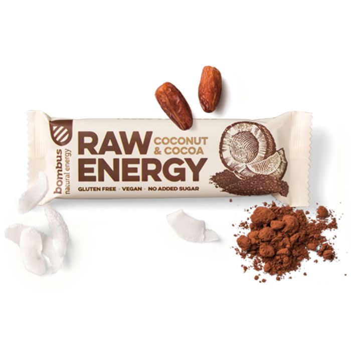 Raw energy bar 50 г - BOMBUS 