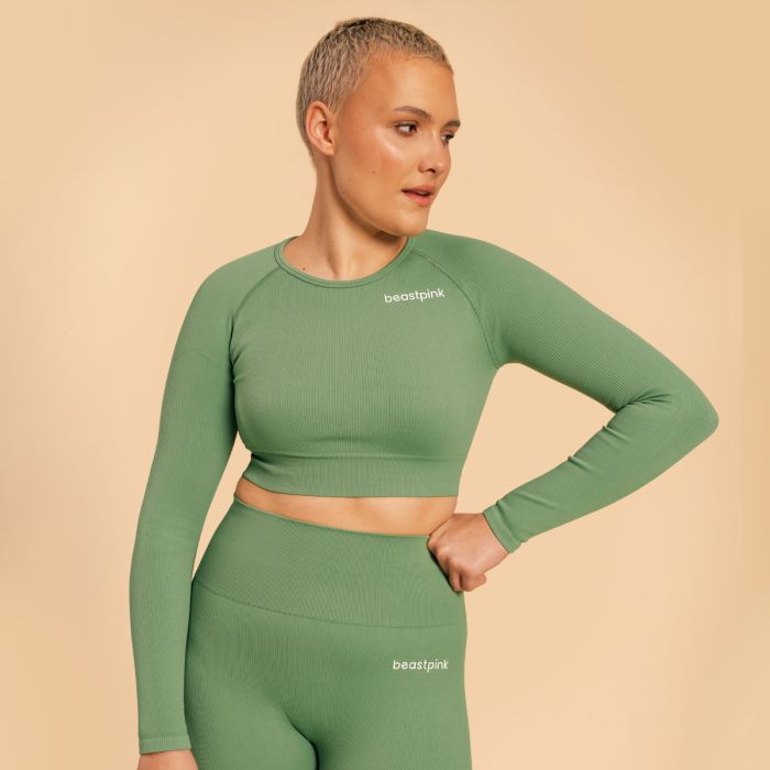 Дамски топ Hyper Crop Top Olivine - BeastPink