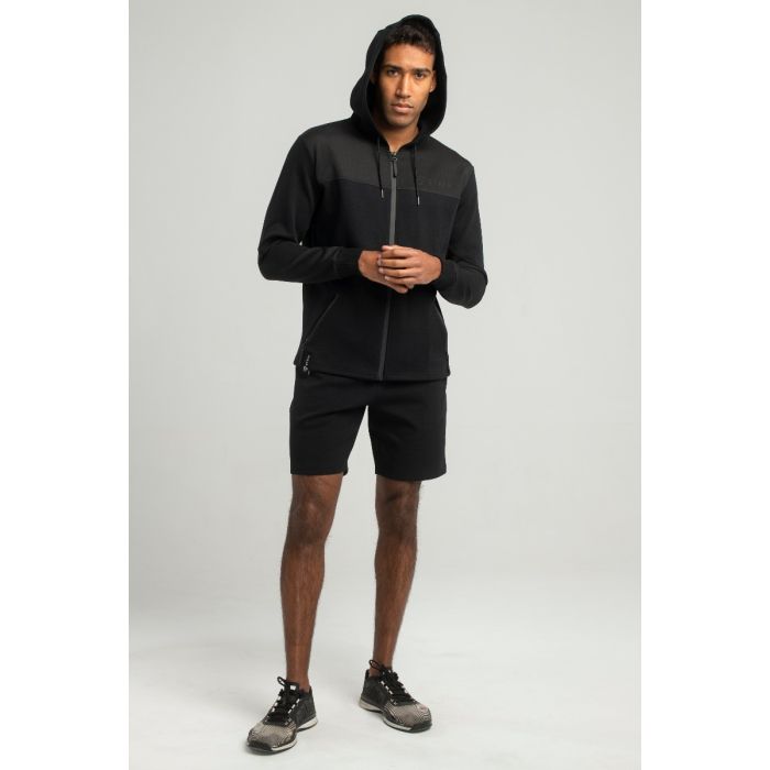 Суичър Essential Zip Up Hoodie Black - STRIX