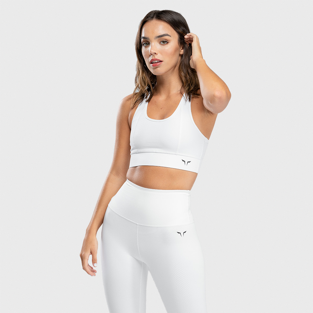 Спортно бюстие Hera Performance Sports Bra White - SQUATWOLF