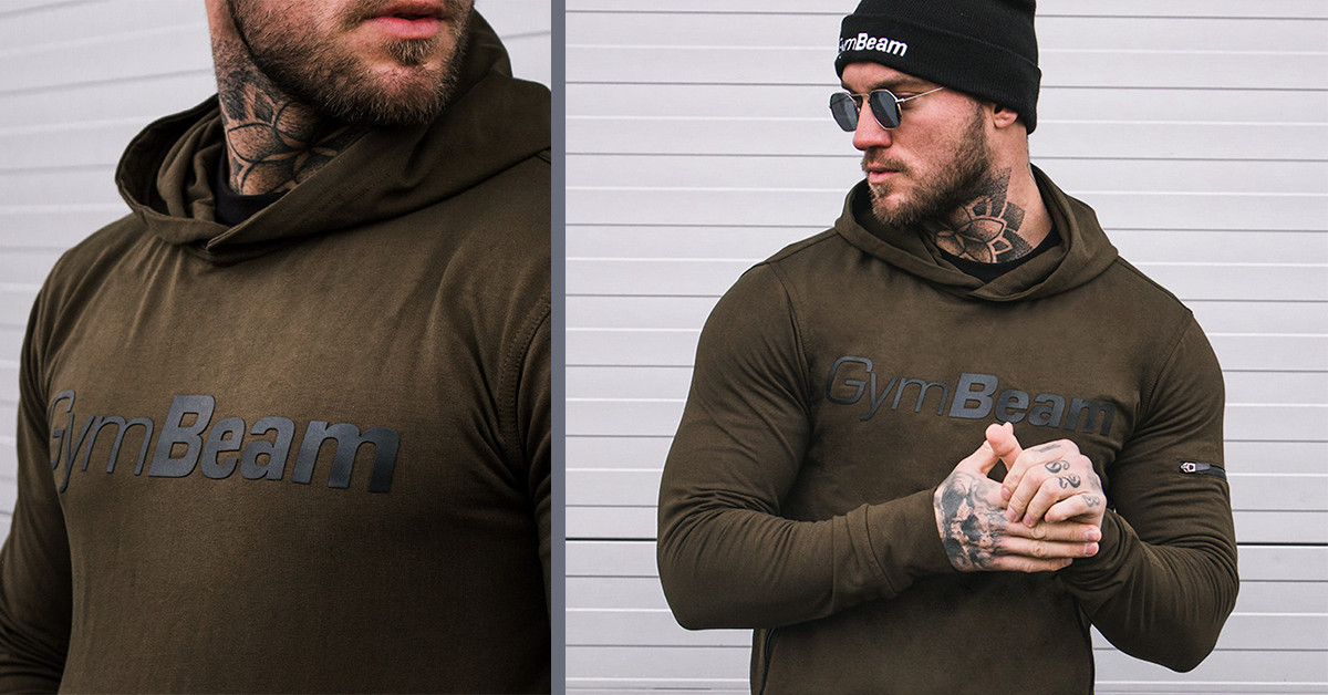 Суичър Urban Military Green - GymBeam